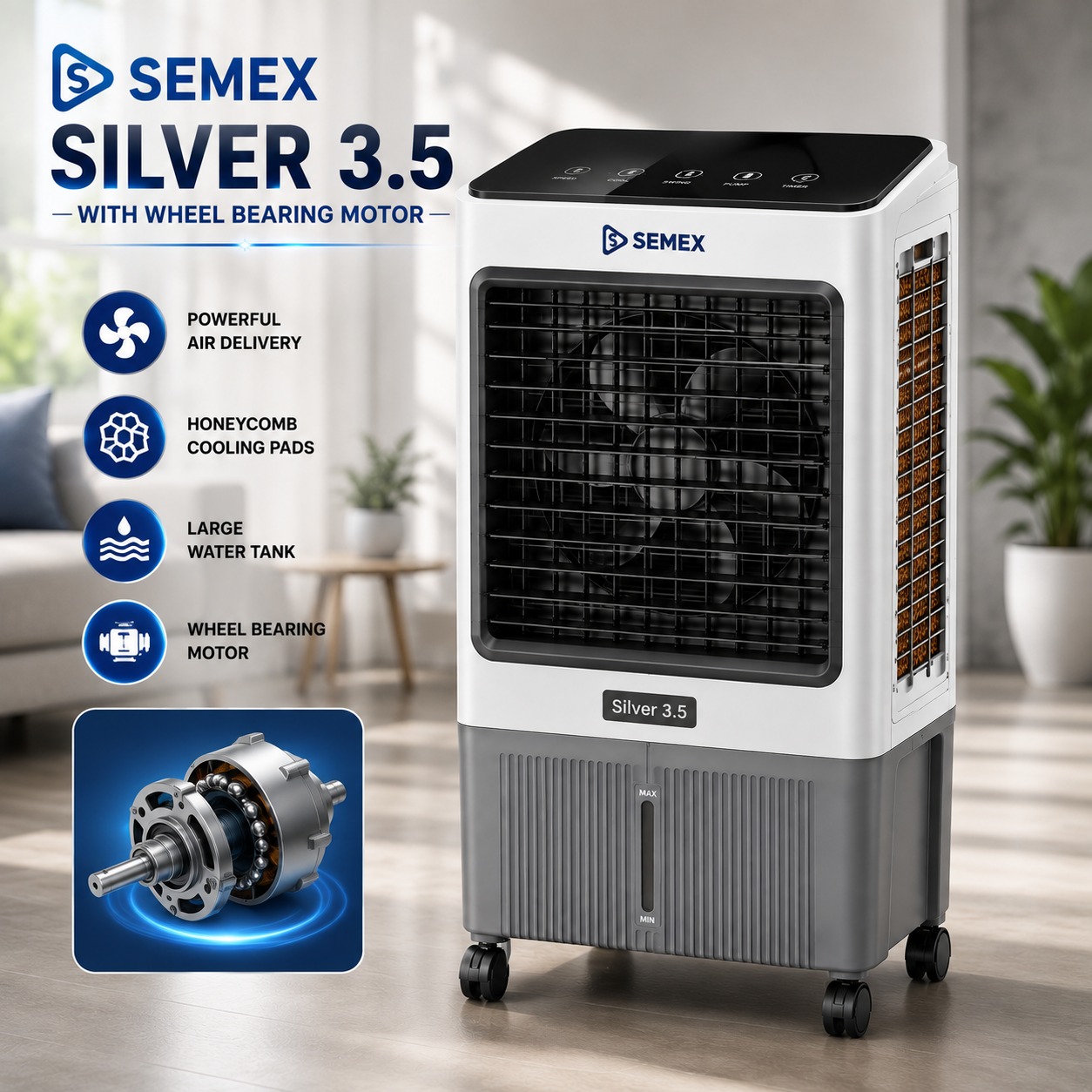 Semex Silver 3.5 with Wheel Bearing Motor
